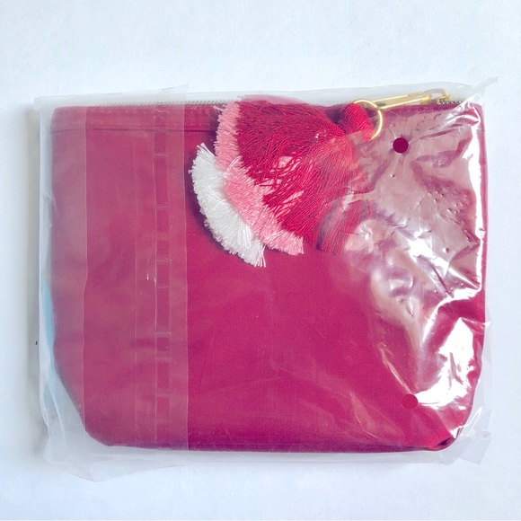 NEW ELTA MD Bag Travel Makeup Cosmetic Red NWOT - Picture 4 of 13